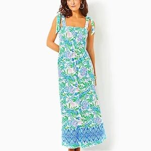 Lilly Pulitzer Green and Blue dress/Swim Coverup
